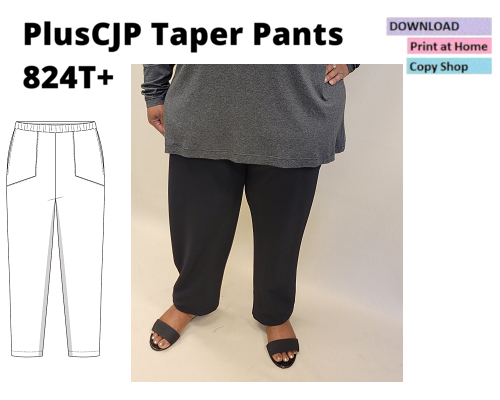 PlusCJP Taper Pants 824T+ — Christine Jonson Sewing Patterns